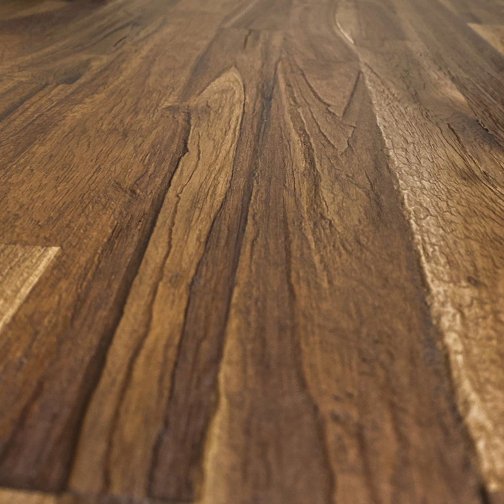 East West Furniture LM7-0N-T Lismore Dining Room Table - Rectangle Rustic Wood Table