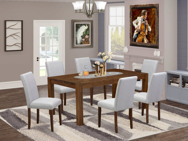 EAST WEST FURNITURE - LMAB7-N8-05 - 7-Pc Kitchen Table Set