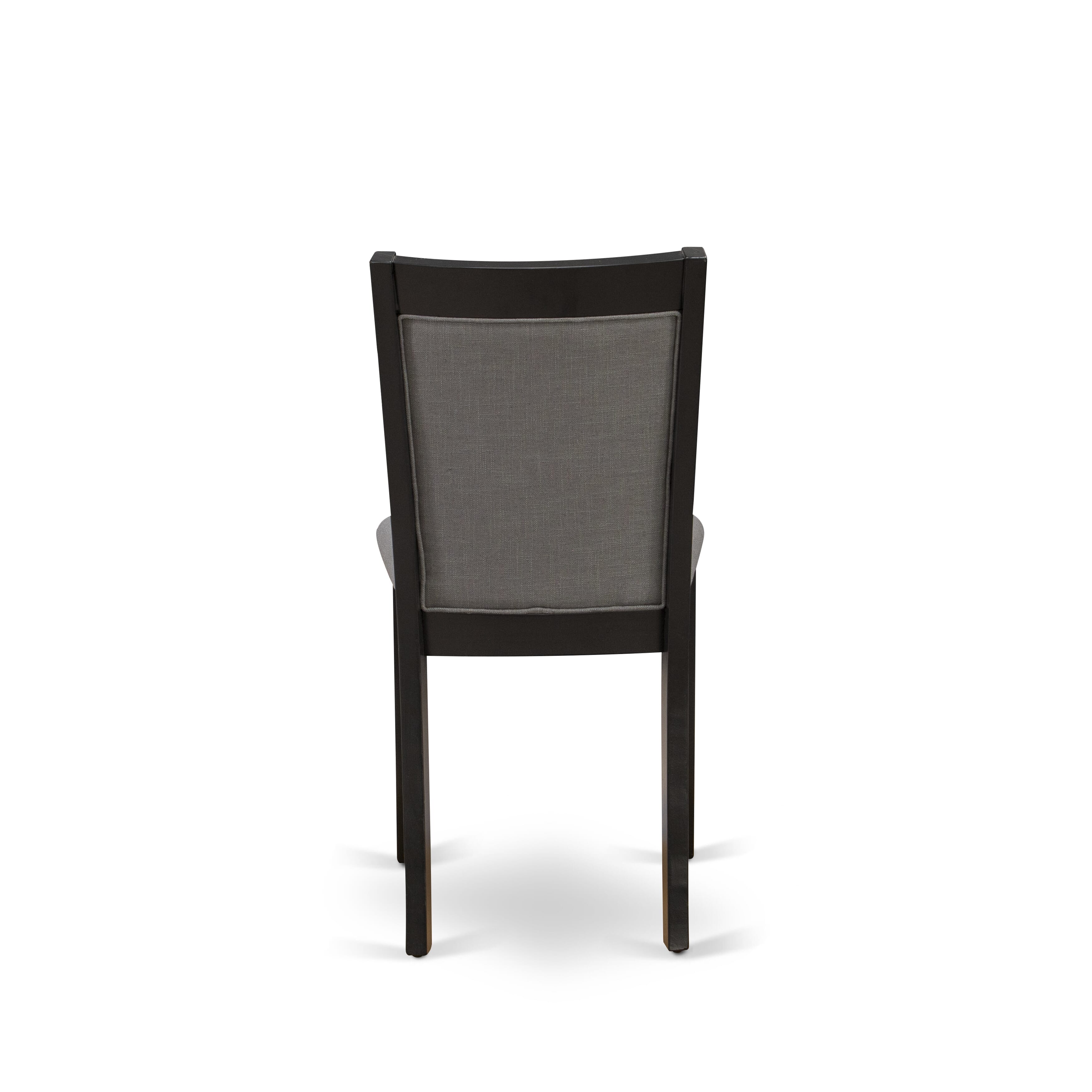 EAST WEST FURNITURE - V626MZ150-7 - 7-Pc Dining Room Table Set - 6 Dining Chairs and 1 Modern Dining Table (Wire Brushed Black Finish)