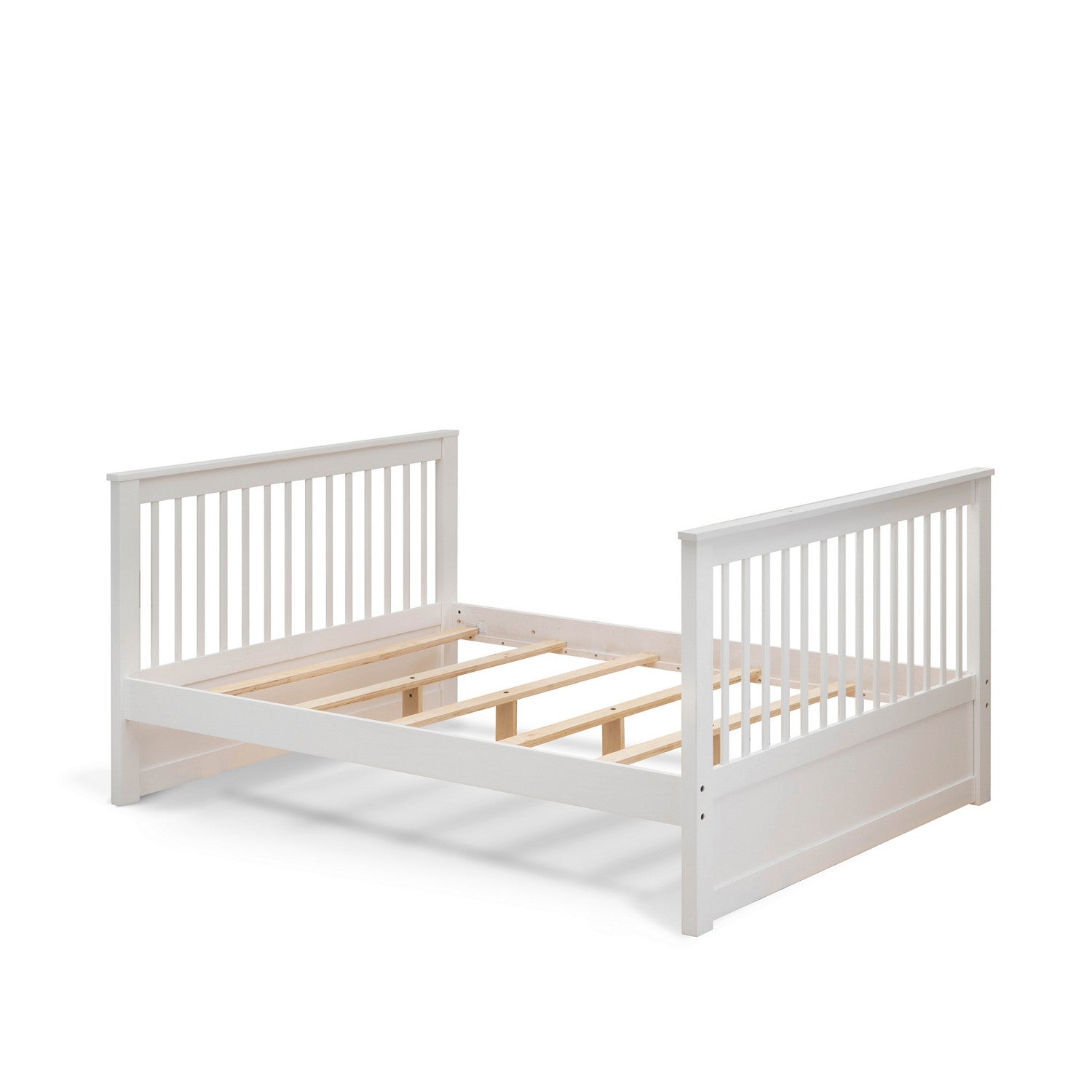 Litera individual y matrimonial Odessa de East West Furniture en acabado blanco