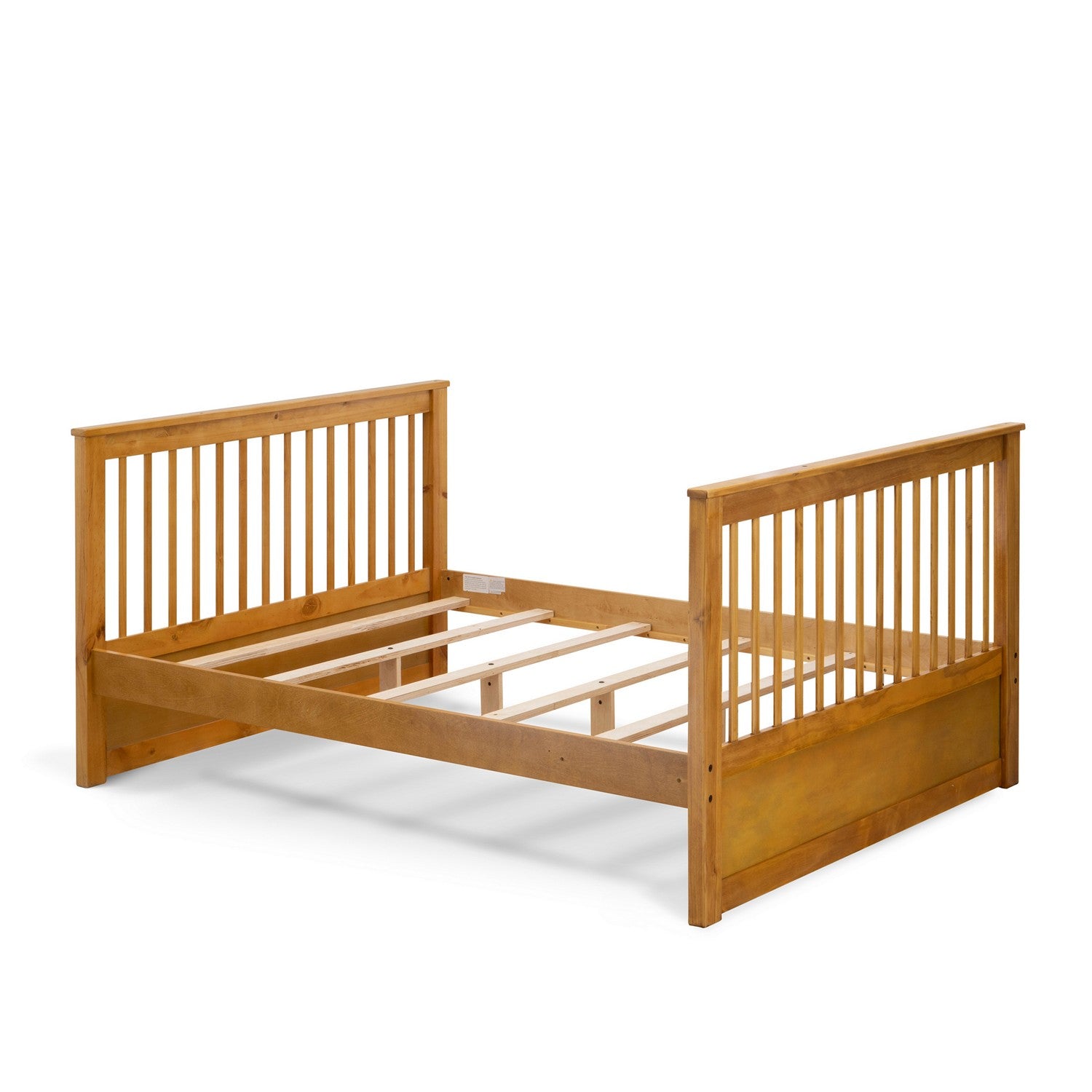 Odessa Twin & Full Bunk Bed in Natural Oak Finish
