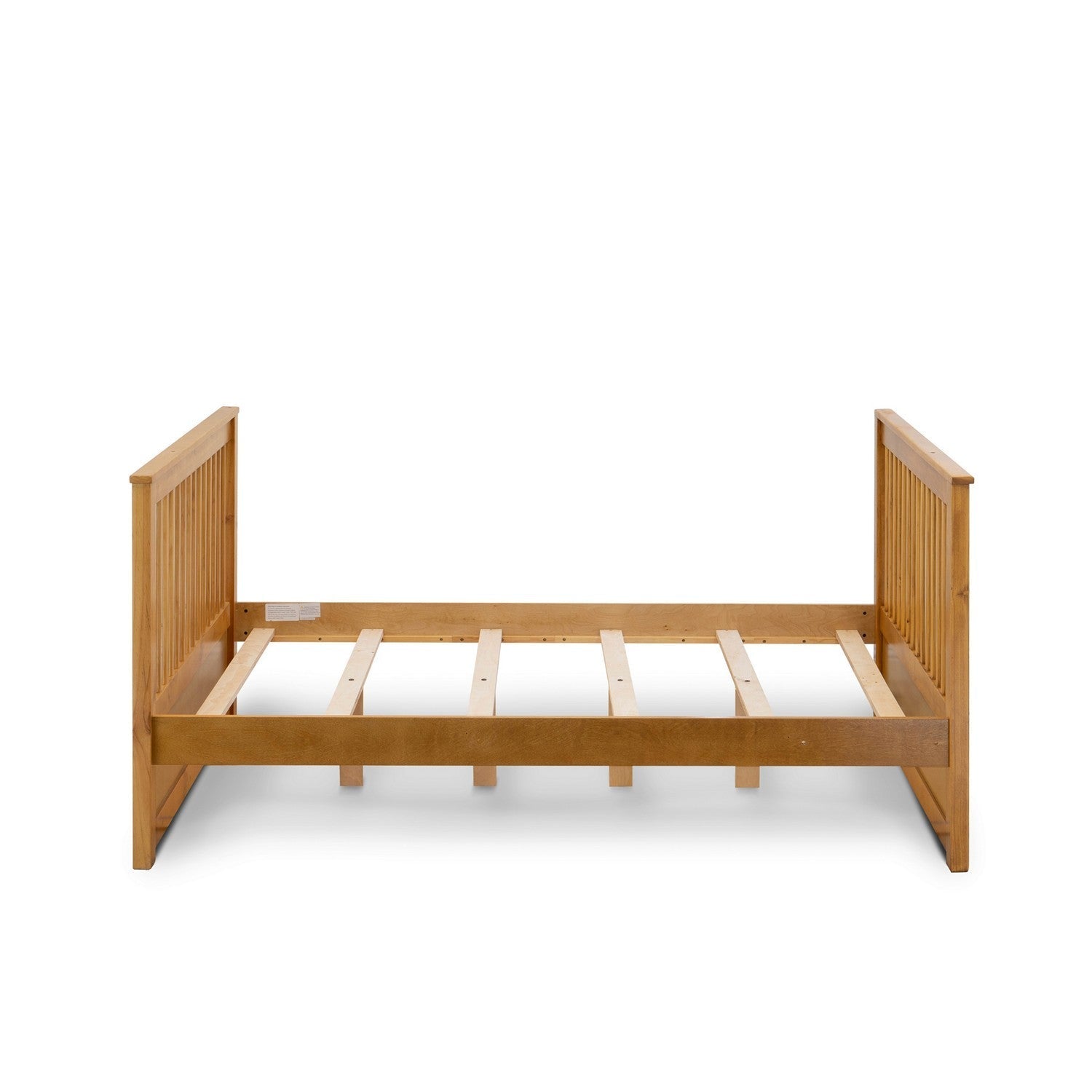 Odessa Twin & Full Bunk Bed in Natural Oak Finish
