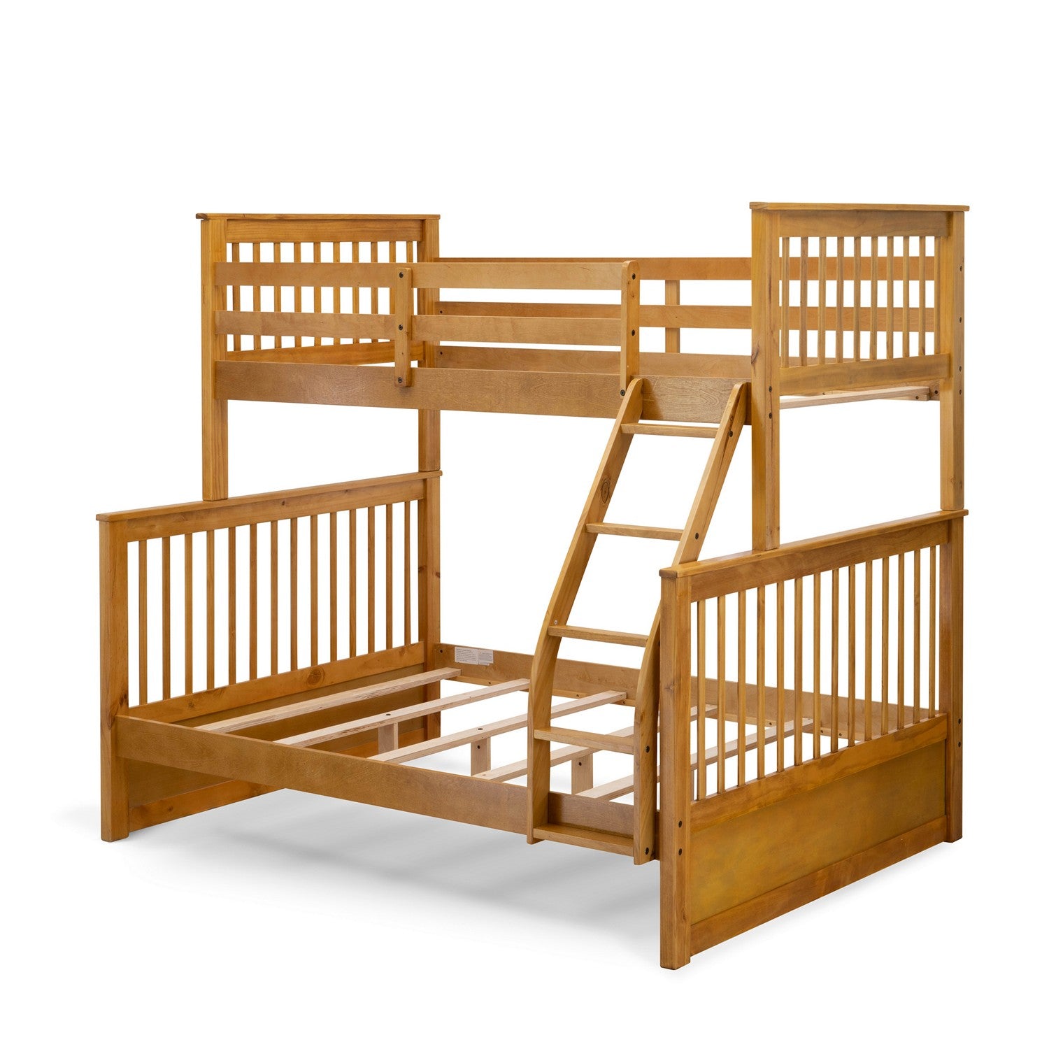 Odessa Twin & Full Bunk Bed in Natural Oak Finish