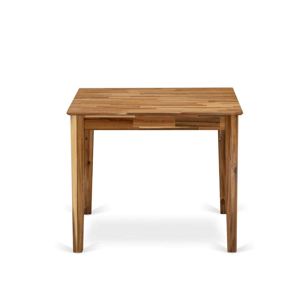 East West Furniture OXT-ANA-T Oxford Square Dining Table for Small Spaces