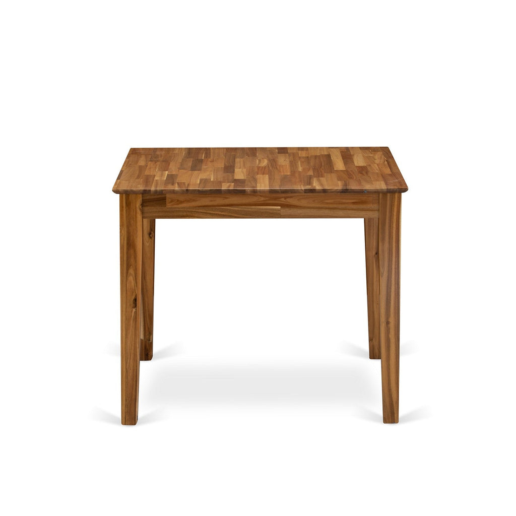 East West Furniture OXT-ANA-T Oxford Square Dining Table for Small Spaces