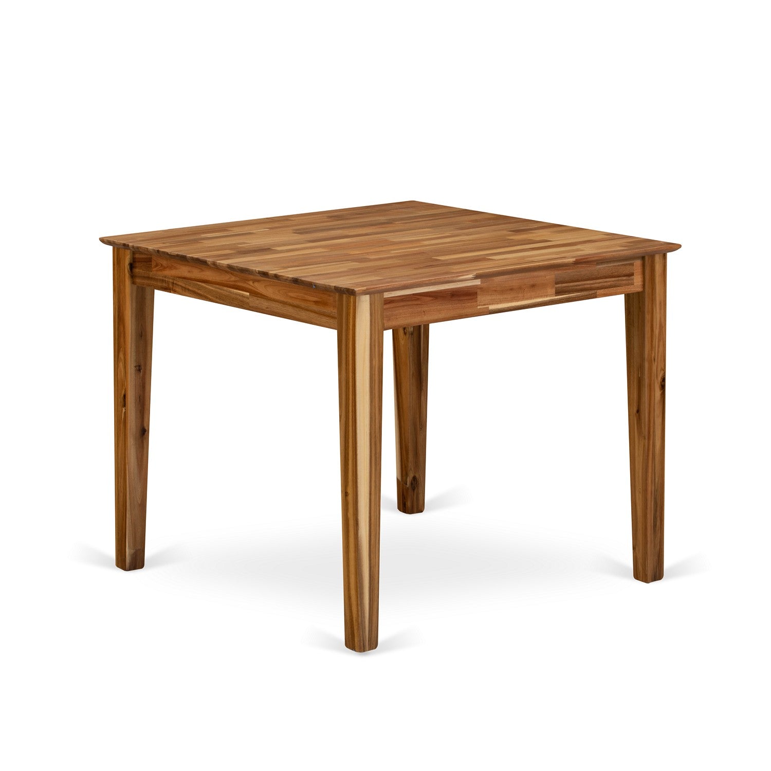 Mesa de comedor cuadrada Oxford OXT-ANA-T de East West Furniture para espacios pequeños