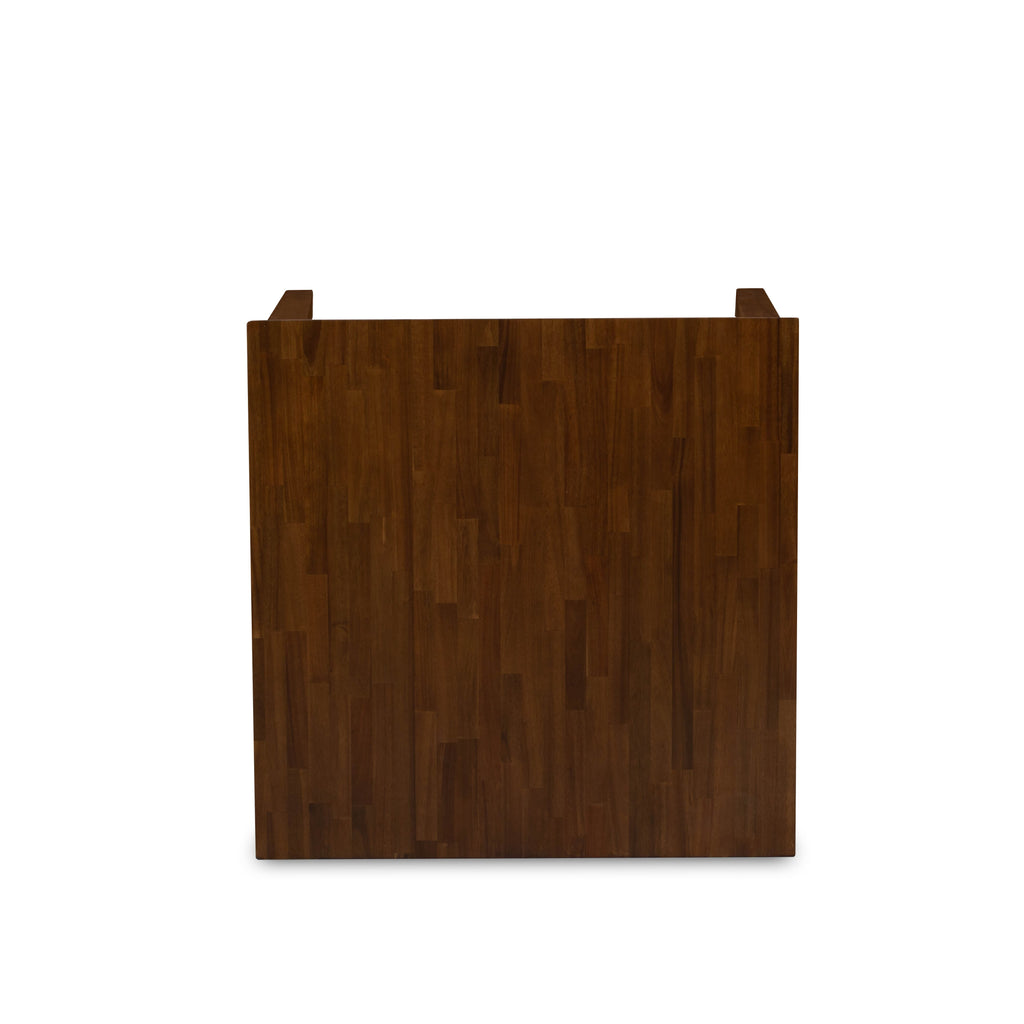 Juego de comedor de 5 piezas East West Furniture OXEL5-AWA-05 compuesto por una mesa de comedor cuadrada y 4 sillas Parson tapizadas.