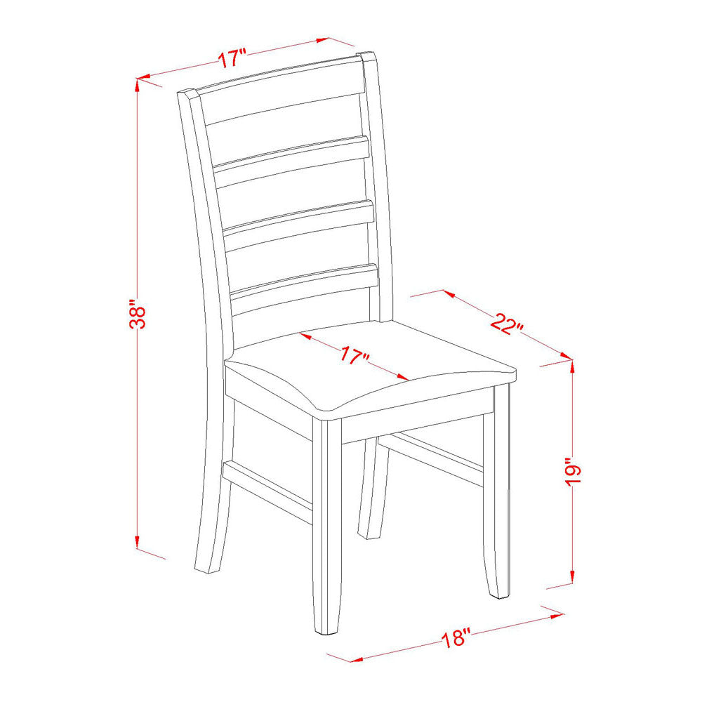 East West Furniture CAPF5-CAP-C 5 Piece Dining Room Furniture Set Includes a Rectangle Kitchen Table and 4 Linen Fabric Upholstered Dining Chairs