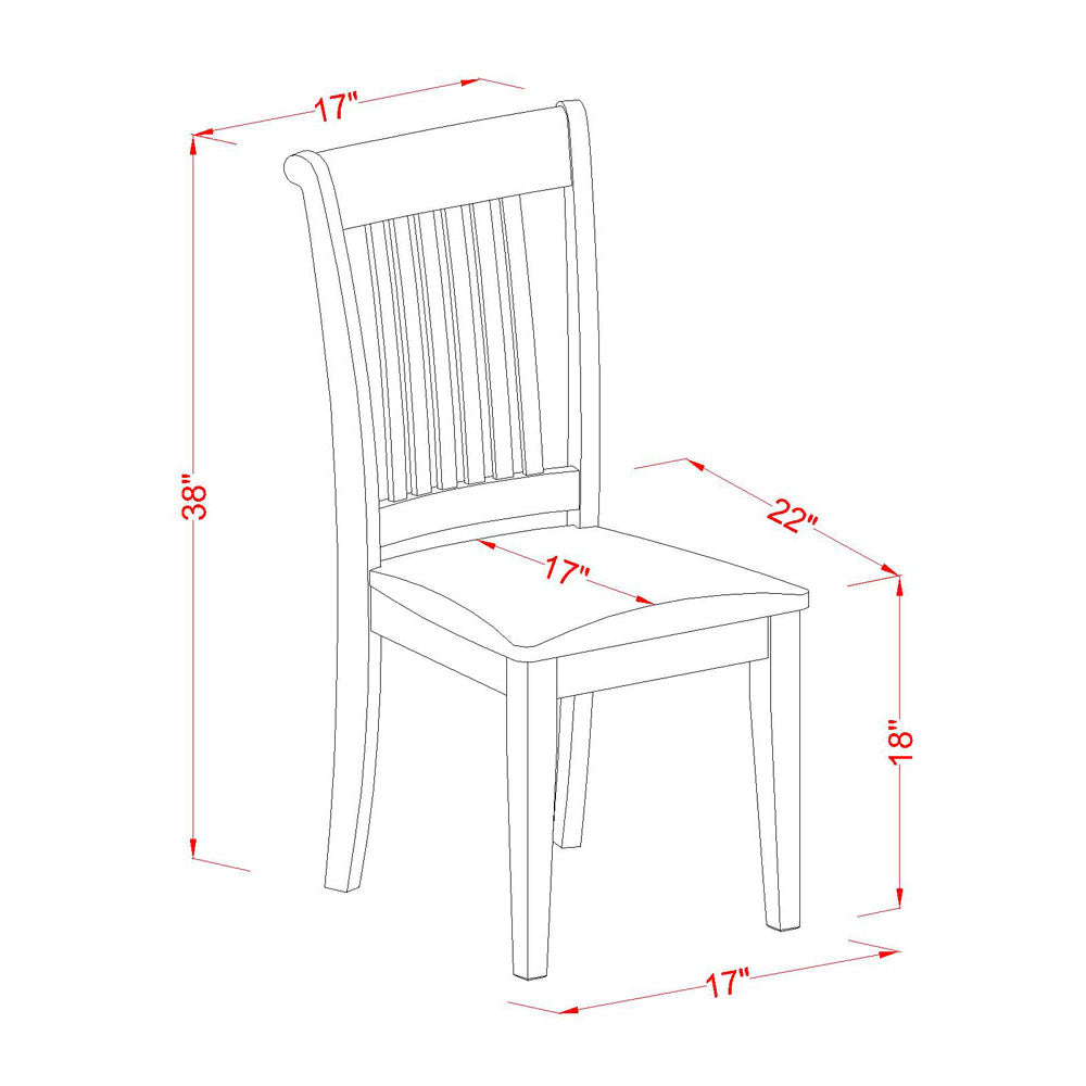 East West Furniture CAPO7-OAK-C 7 Piece Dining Set Consist of a Rectangle Dinner Table and 6 Linen Fabric Kitchen Dining Chairs, 36x60 Inch, Oak