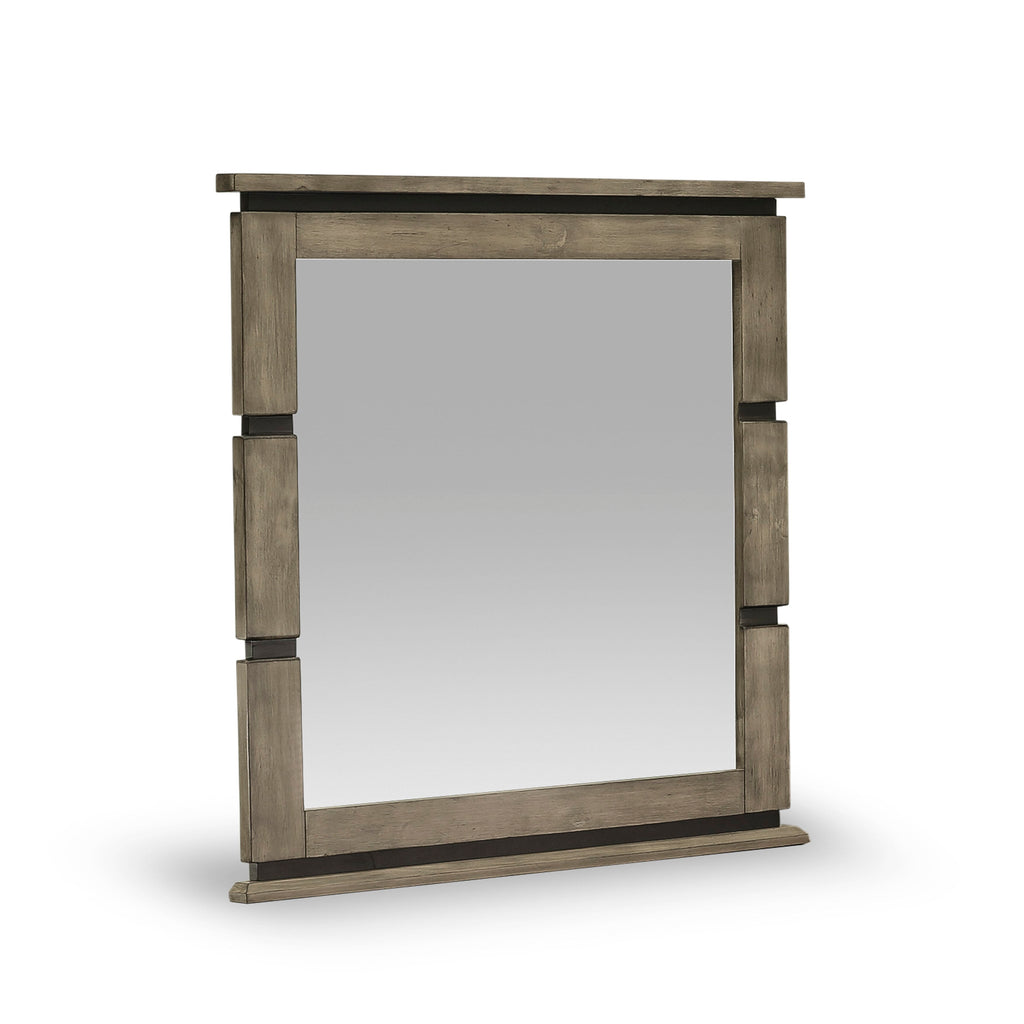 Juego de dormitorio Savona de 5 piezas tamaño Queen de East West Furniture en acabado gris antiguo con cama Queen