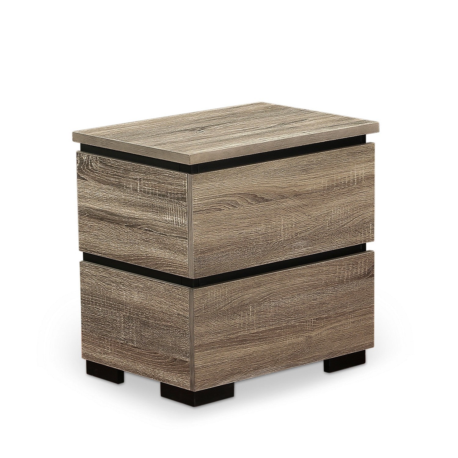 SAN-02 Savona Night Stand in Antique Gray Finish