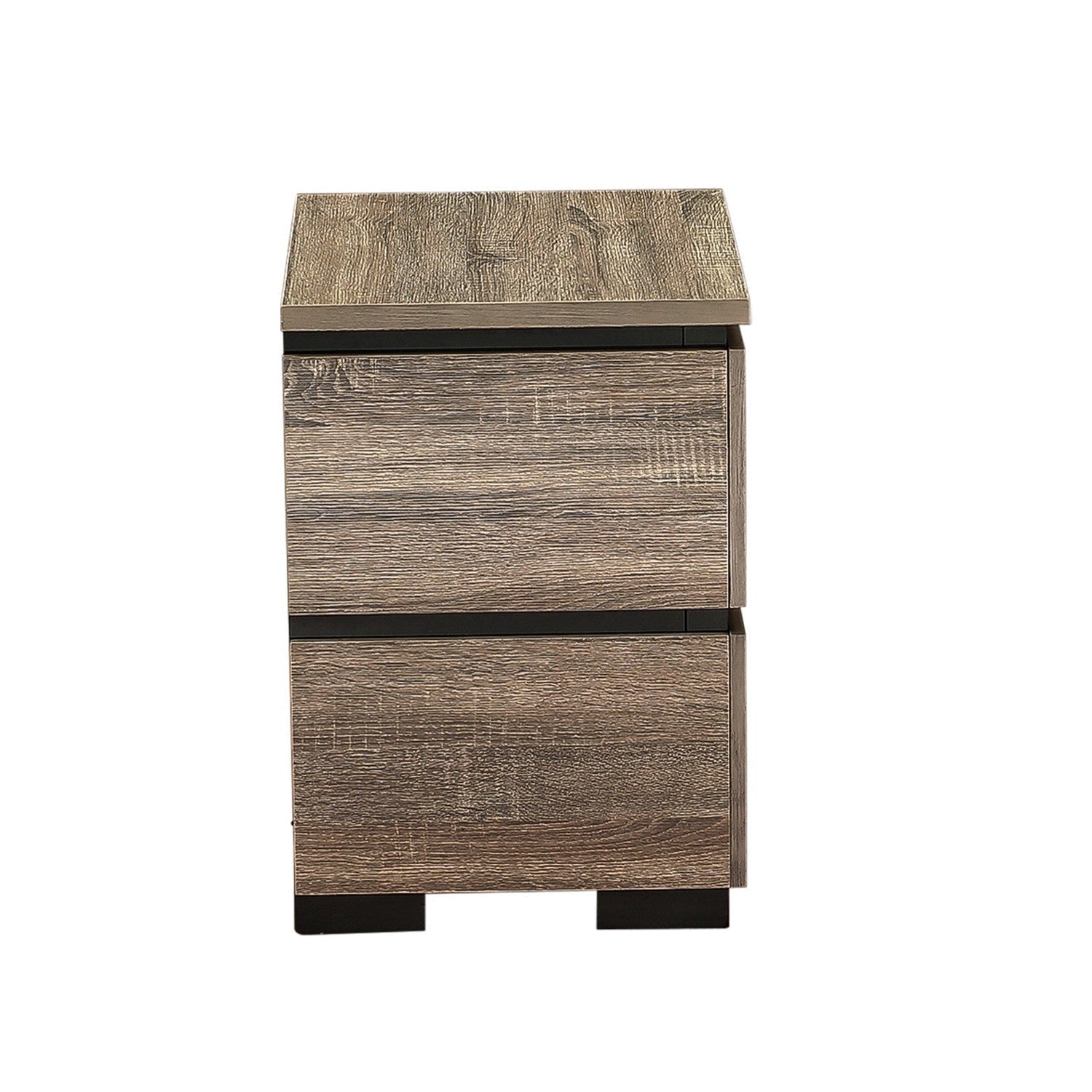 SAN-02 Savona Night Stand in Antique Gray Finish