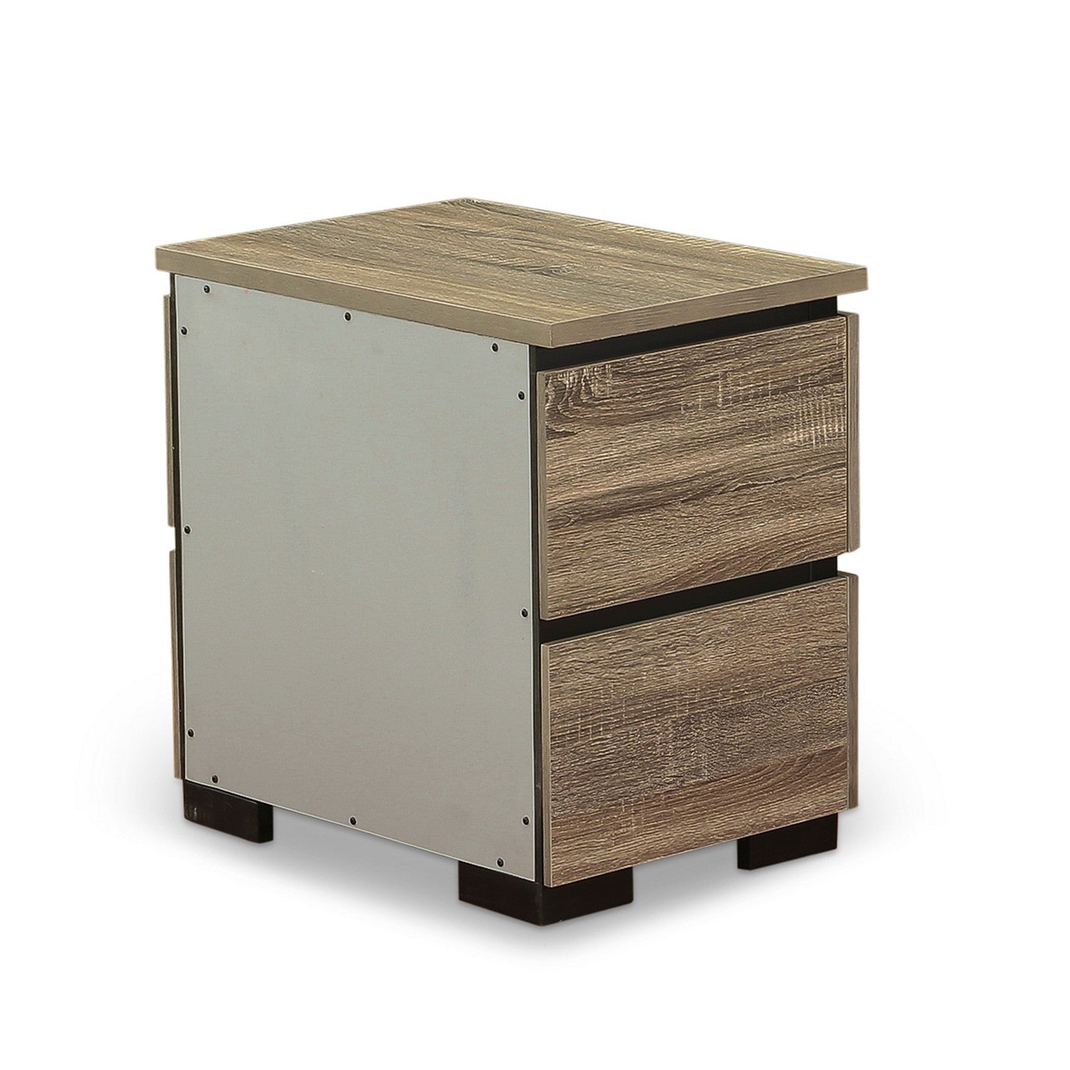 SAN-02 Savona Night Stand in Antique Gray Finish