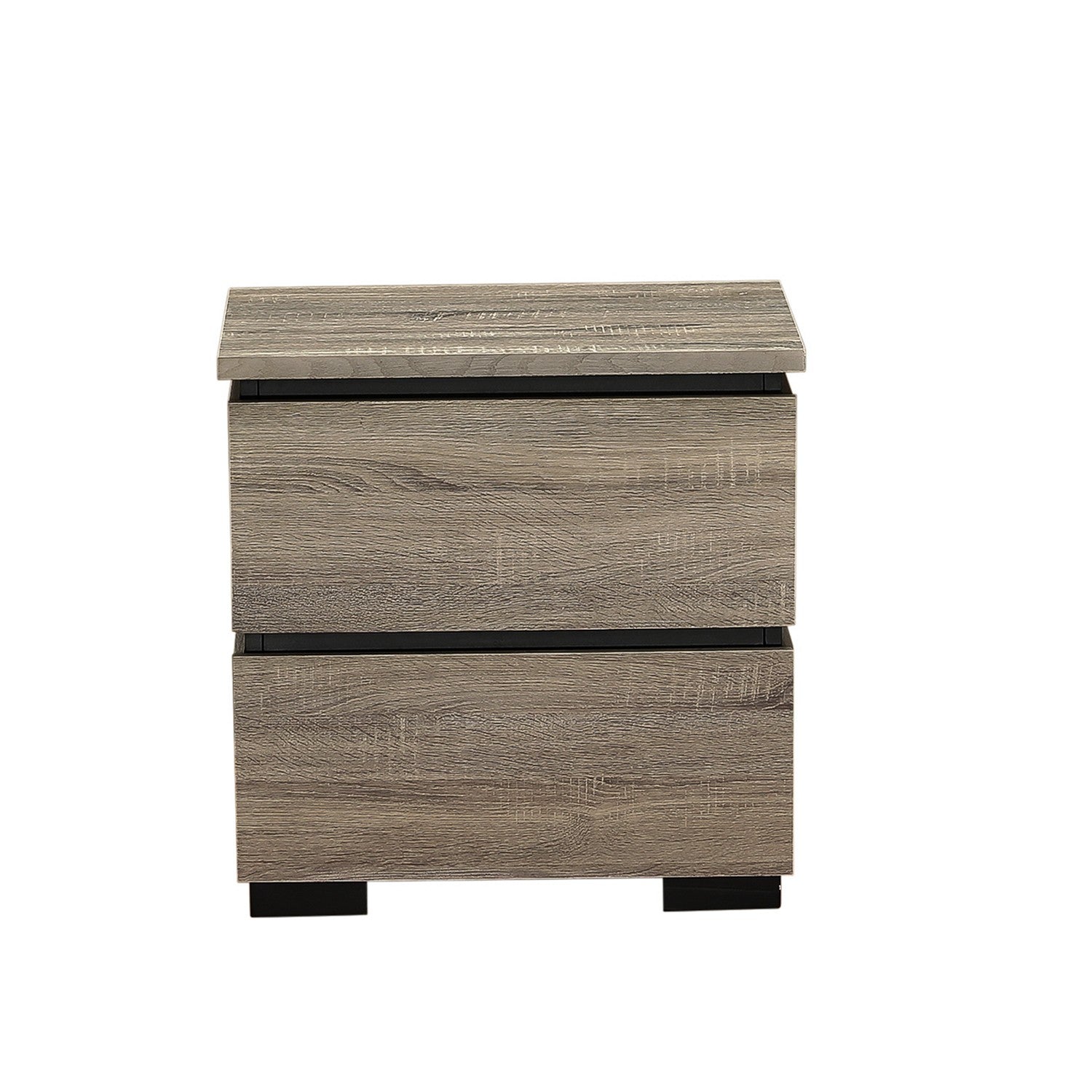 SAN-02 Savona Night Stand in Antique Gray Finish