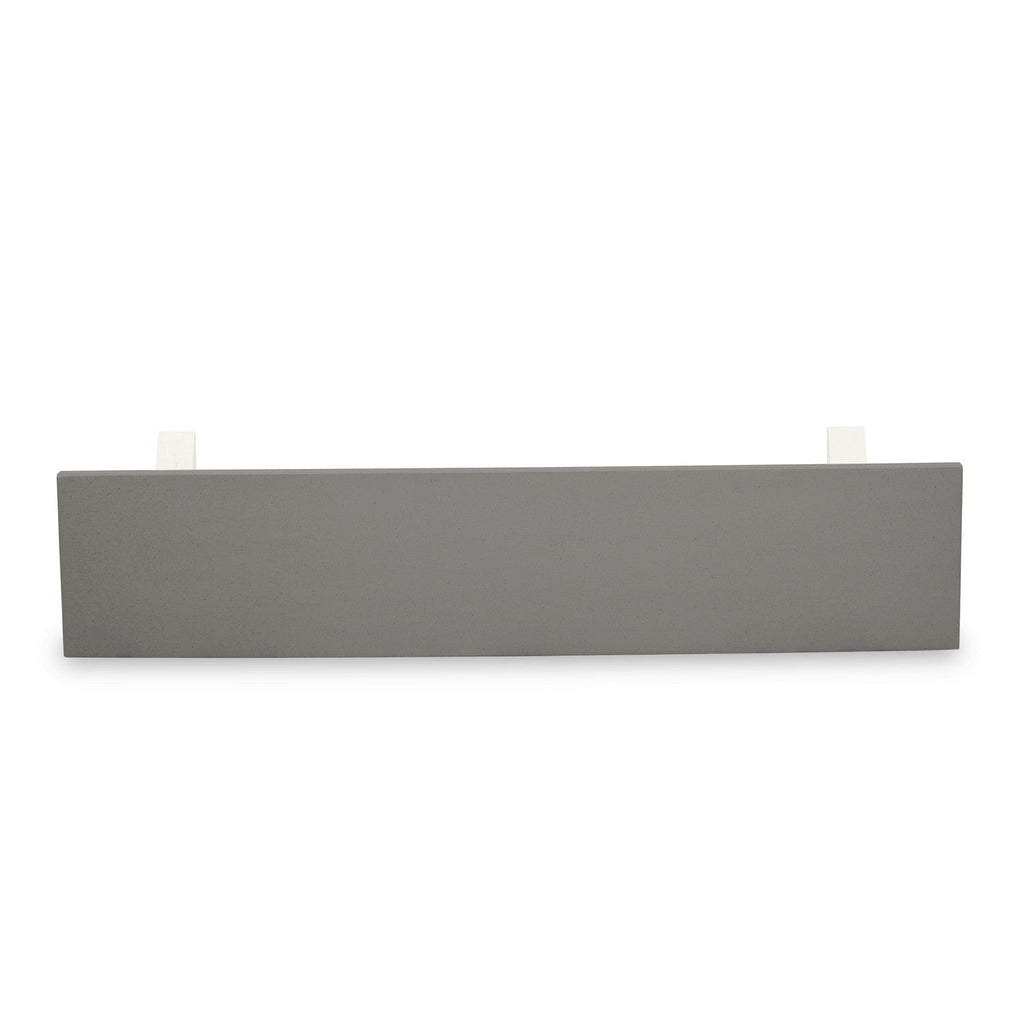 Juego de mesa de comedor de 6 piezas East West Furniture V097LA015-6. Contiene una mesa de comedor rectangular con patas en V y 4 sillas Parson de tela de lino azul bebé con un banco.
