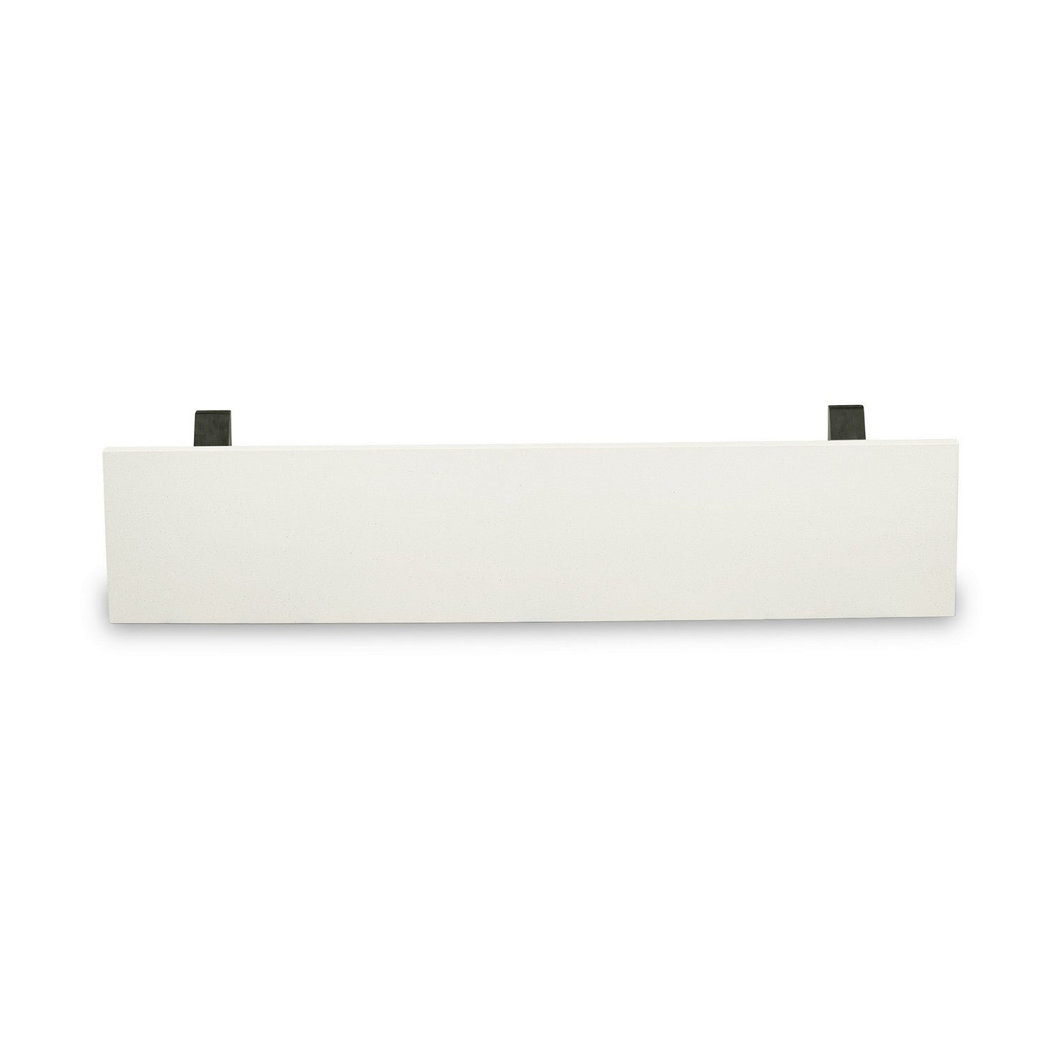 V-Style 15x72 in Dining Bench with Wirebrushed Black Leg and Linen White Top finish
