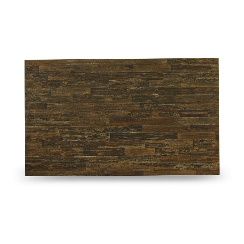 East West Furniture VT076 V-Style Modern Dining Table - a Rectangle Kitchen Table Top with Stylish Legs