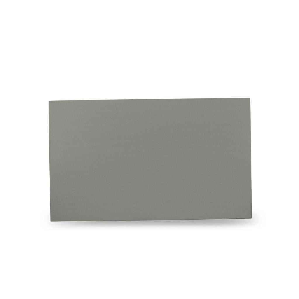 Juego de muebles de comedor de 6 piezas East West Furniture V096VE005-6. Contiene una mesa de comedor rectangular con patas en V y 4 sillas Parson de tela de lino gris con un banco.