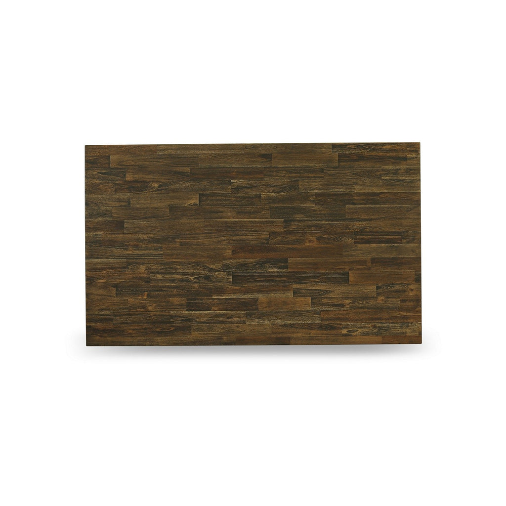 Mesa de comedor moderna estilo V VT676 de East West Furniture: una mesa de cocina rectangular con patas elegantes