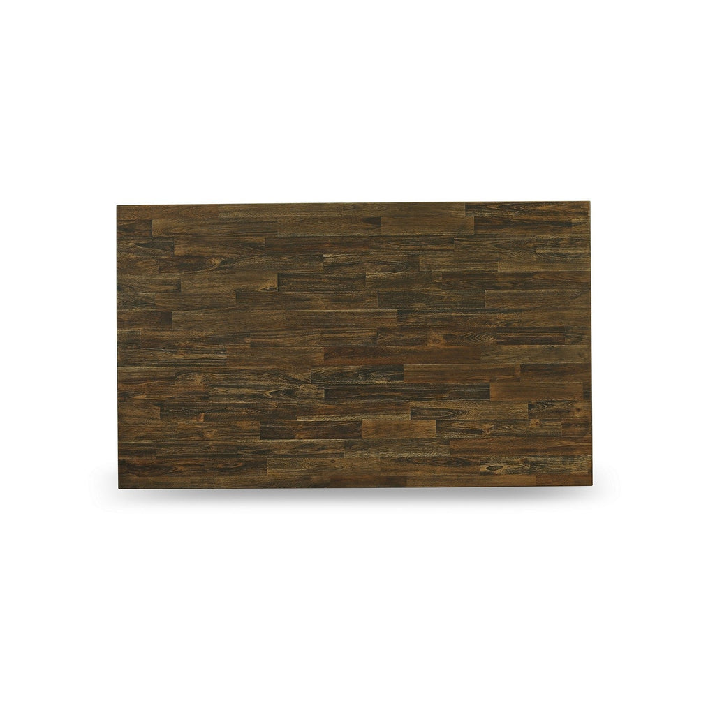 East West Furniture VT776 V-Style Kitchen Dining Table - a Rectangle Wooden Table Top with Stylish Legs