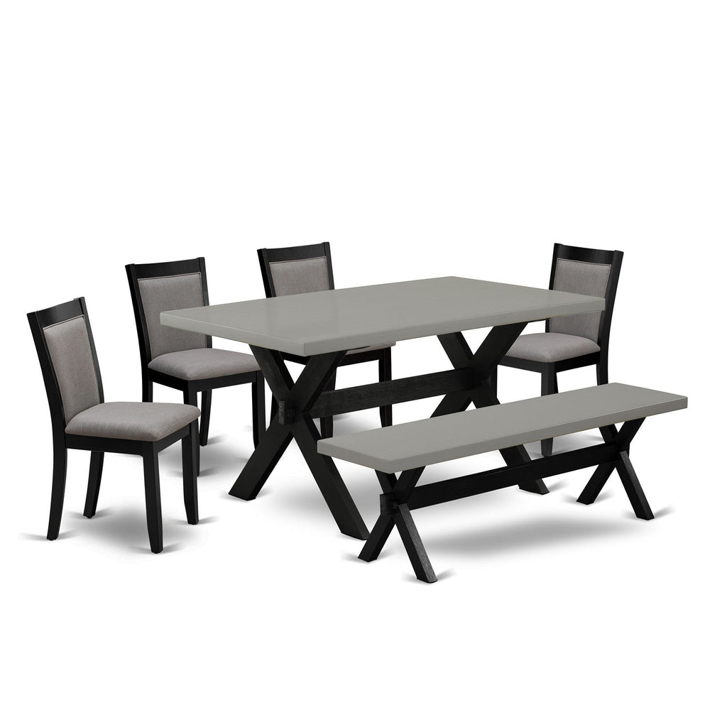 X696MZ150-6 6Pc Dining Room Set - 36x60 Rectangular Table