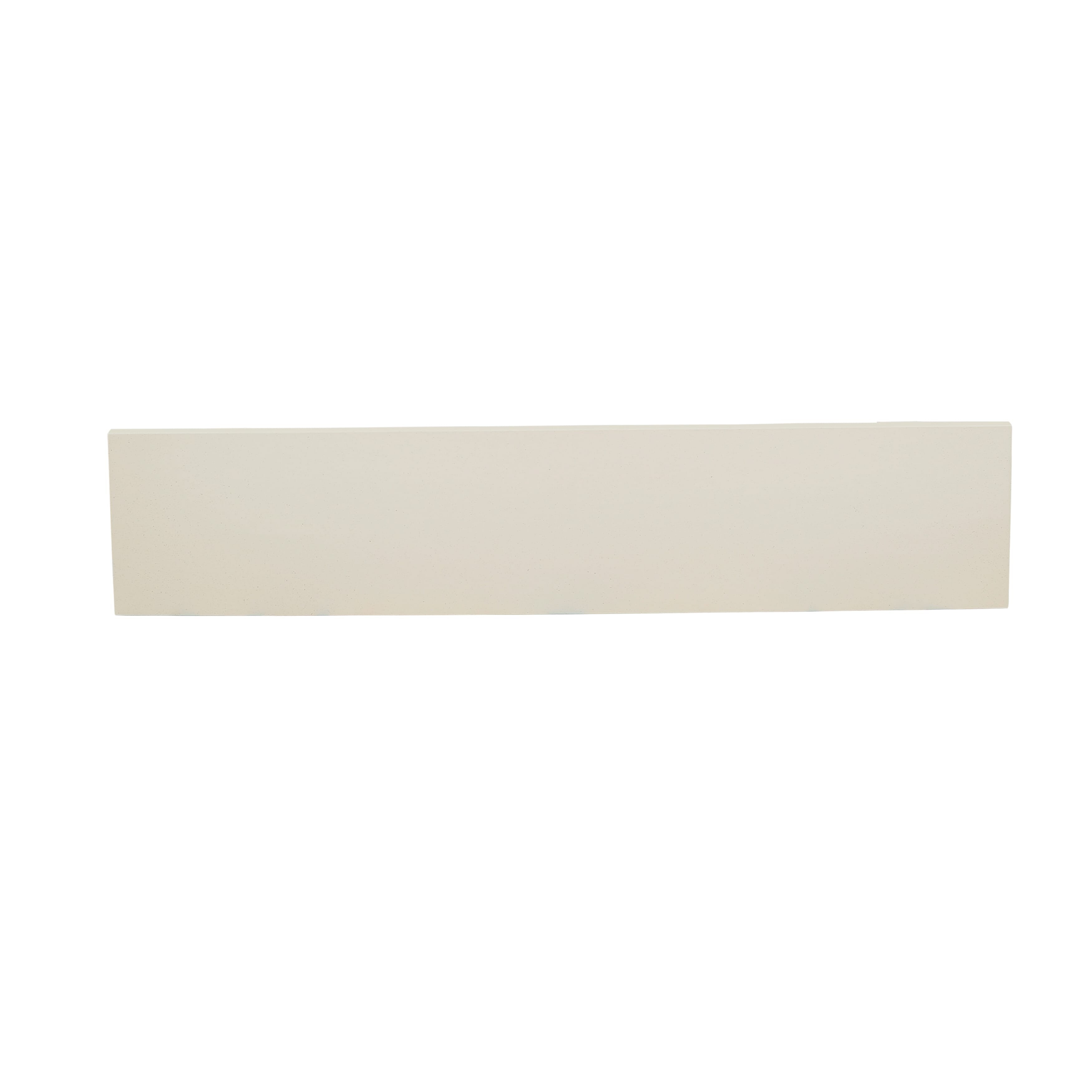 X-Style 15x72 in Dining Bench with Wirebrushed Black Leg and Linen White Top finish