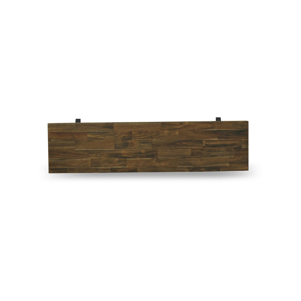 Juego de comedor de 6 piezas East West Furniture X676VE650-6. Contiene una mesa de comedor rectangular con patas en forma de X y 4 sillas Parson de tela de lino Gotham oscuro con un banco.