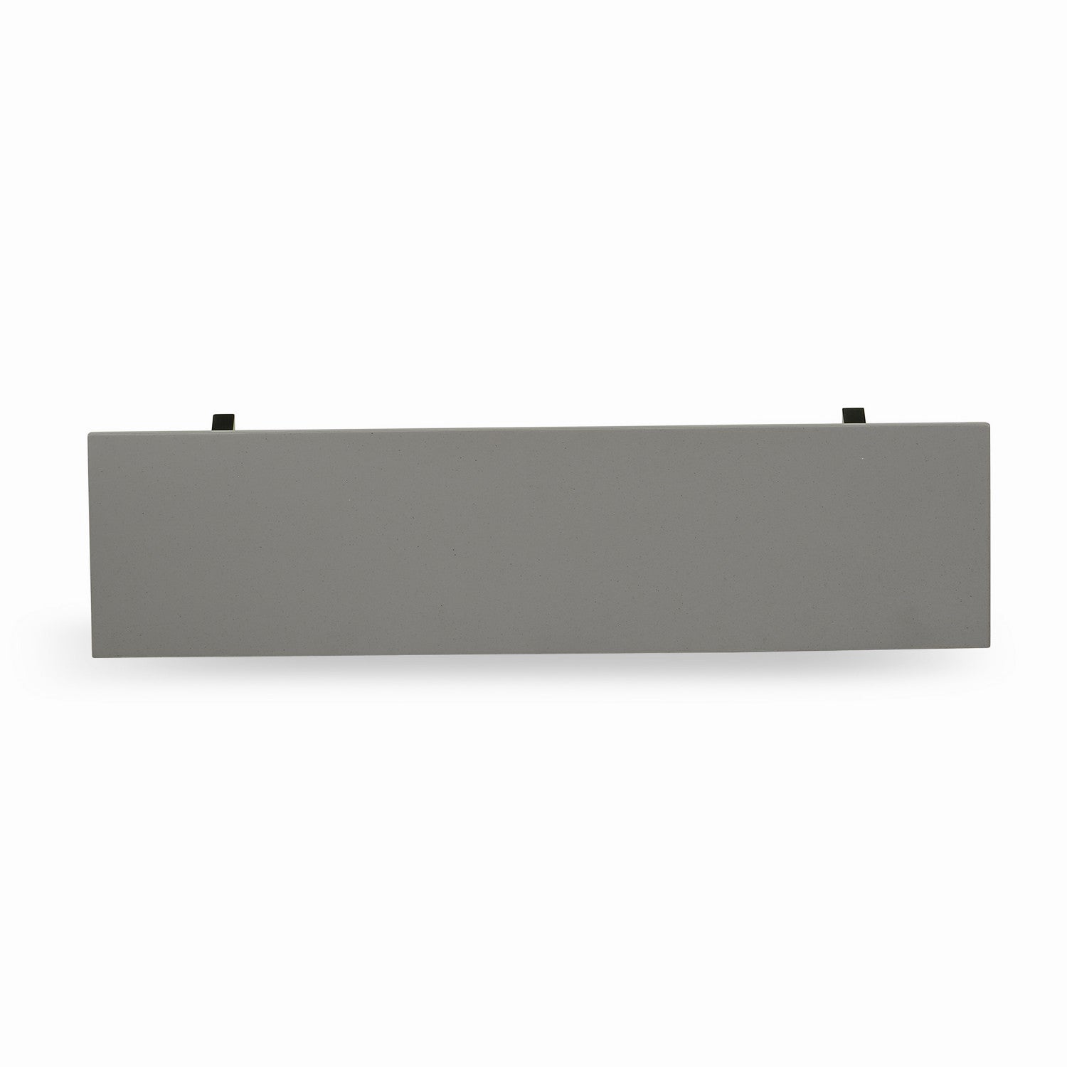 X-Style 15x60 in Dining Bench with Wirebrushed Black Leg and Cement Top finish