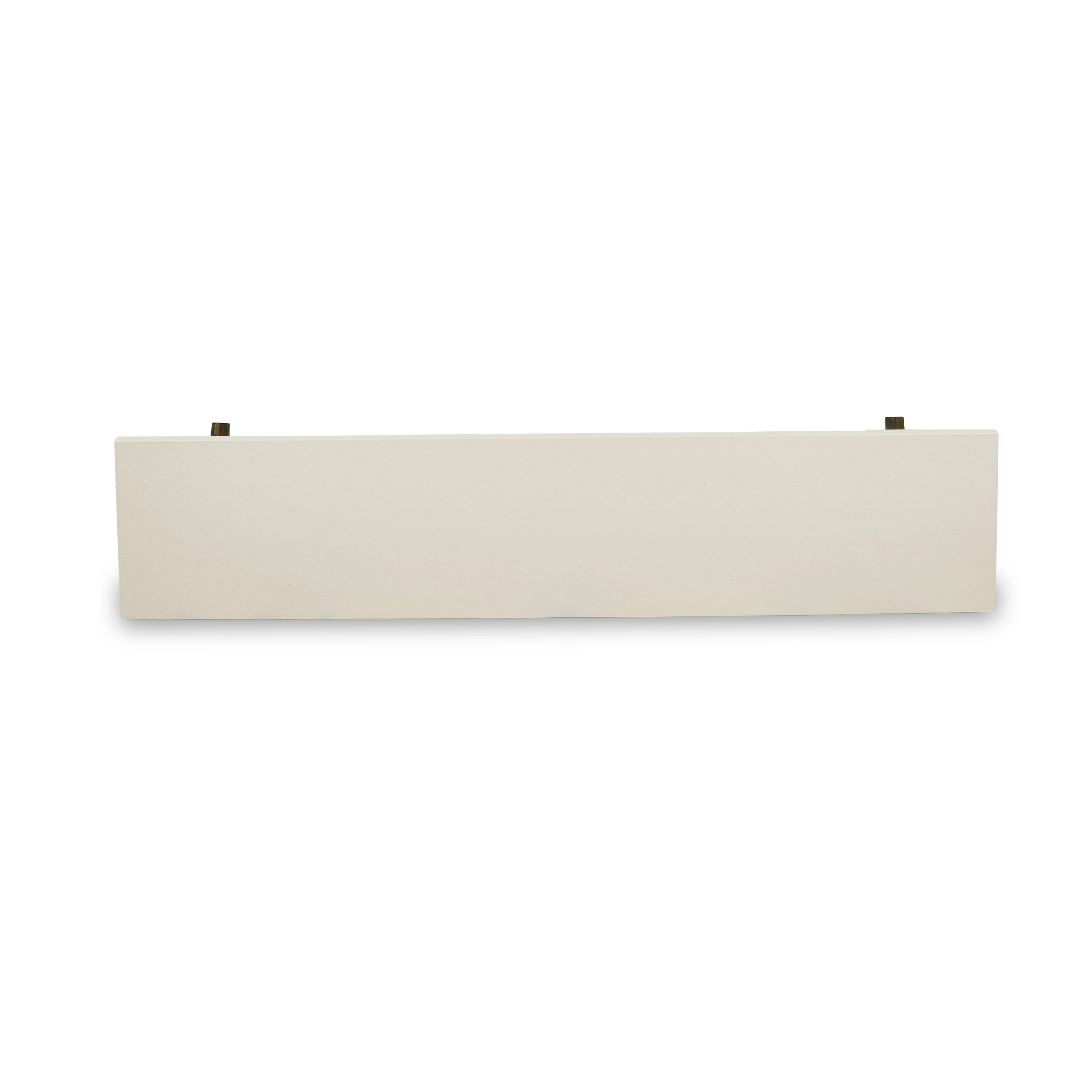 X-Style 15x72 in Dining Bench with Distressed Jacobean 418 Leg and Linen White Top finish