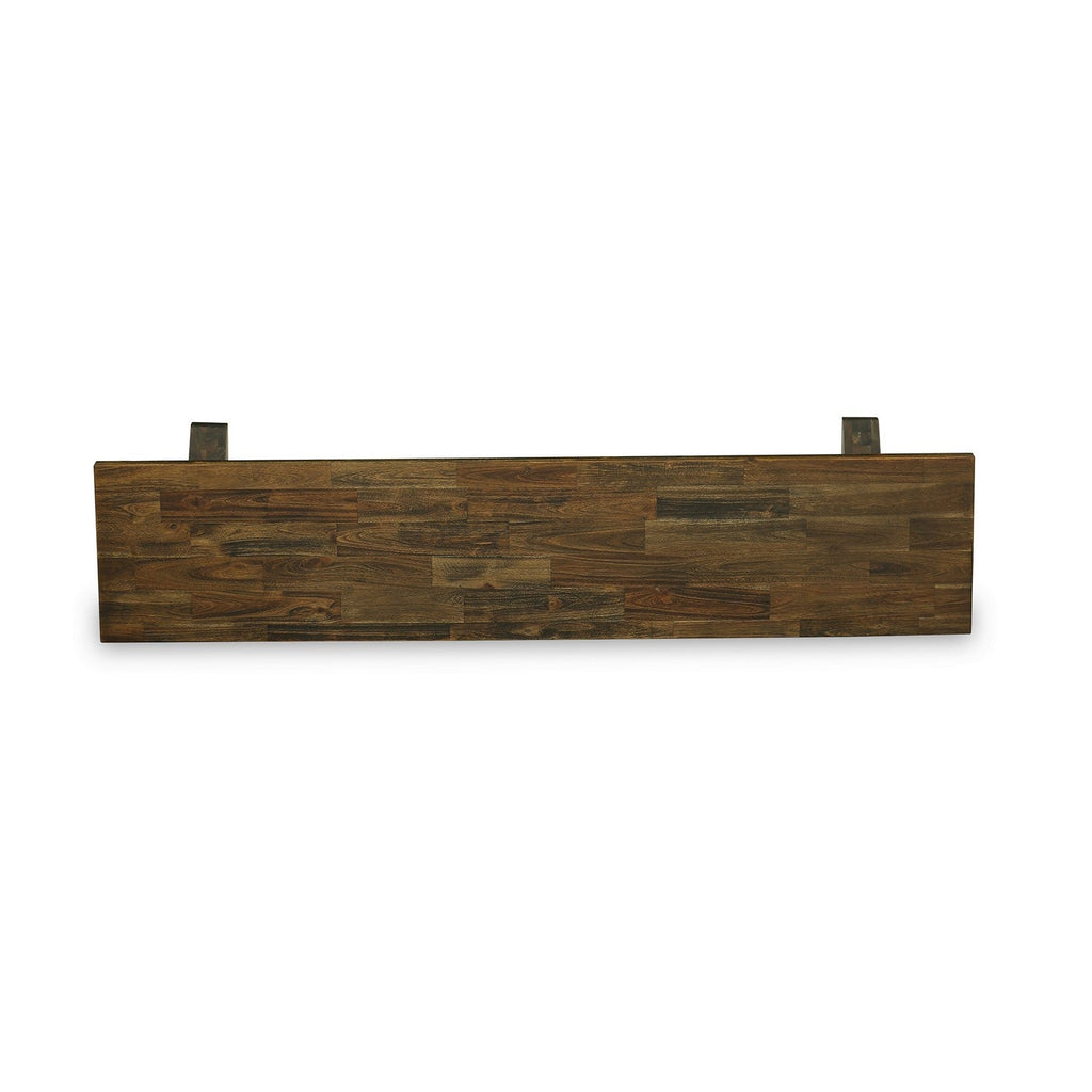 Juego de comedor de 3 piezas East West Furniture X2-777 que incluye una mesa de comedor rectangular con patas en forma de X y 2 bancos de cocina.